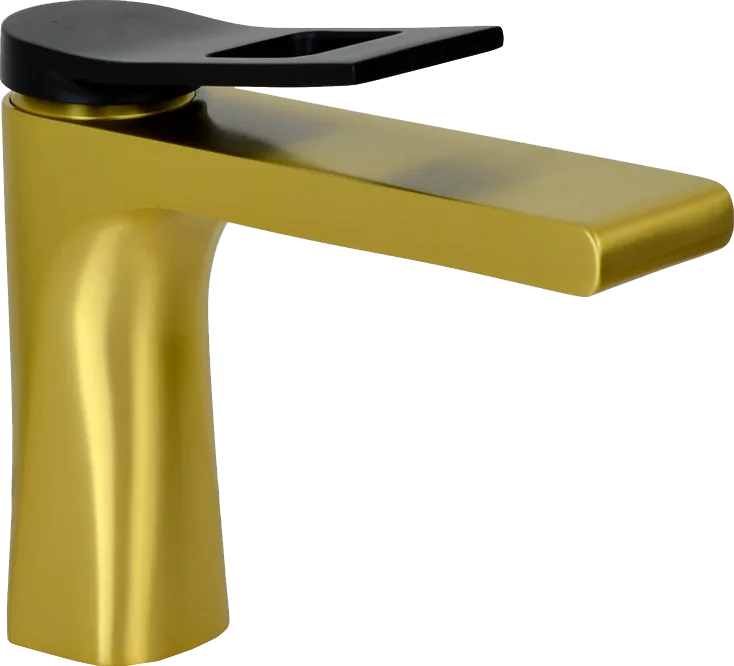 Смеситель для раковины Bronze de Luxe Element EL02GB золото черный Sancos — официальный сайт
