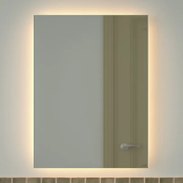Зеркало Defesto Glow DF 2517 60х80 с LED-подсветкой, 3000 K, без выключателя