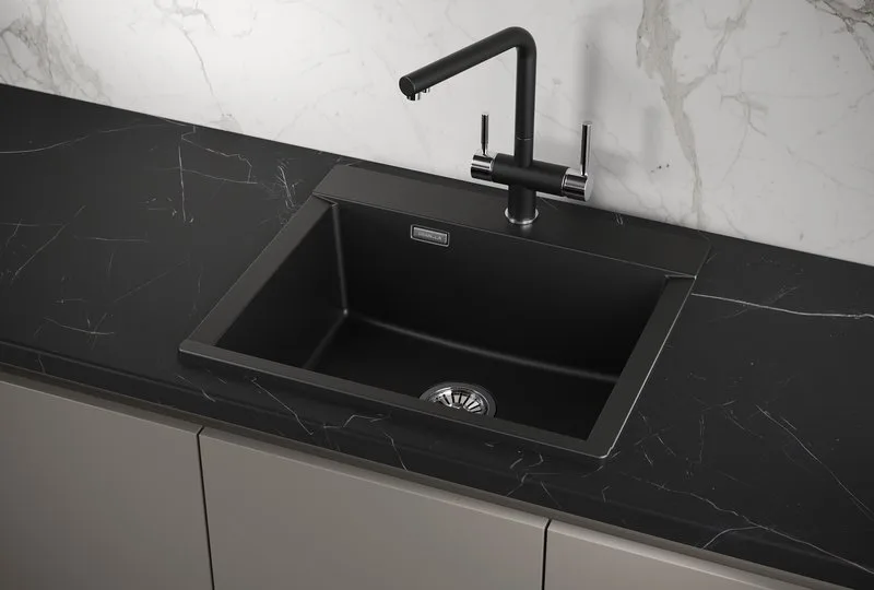 Мойка кухонная Granula Estetica 5804, турмалин Sancos — официальный сайт