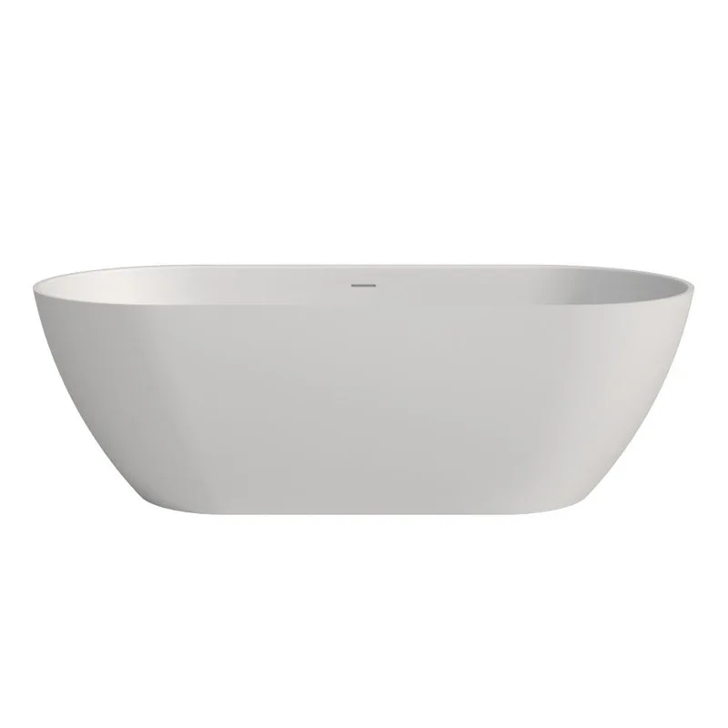 Ванна из искусственного камня WHITECROSS Tawna 180x80 см, отдельностоящая, матовая белая, овальная,  Sancos — официальный сайт