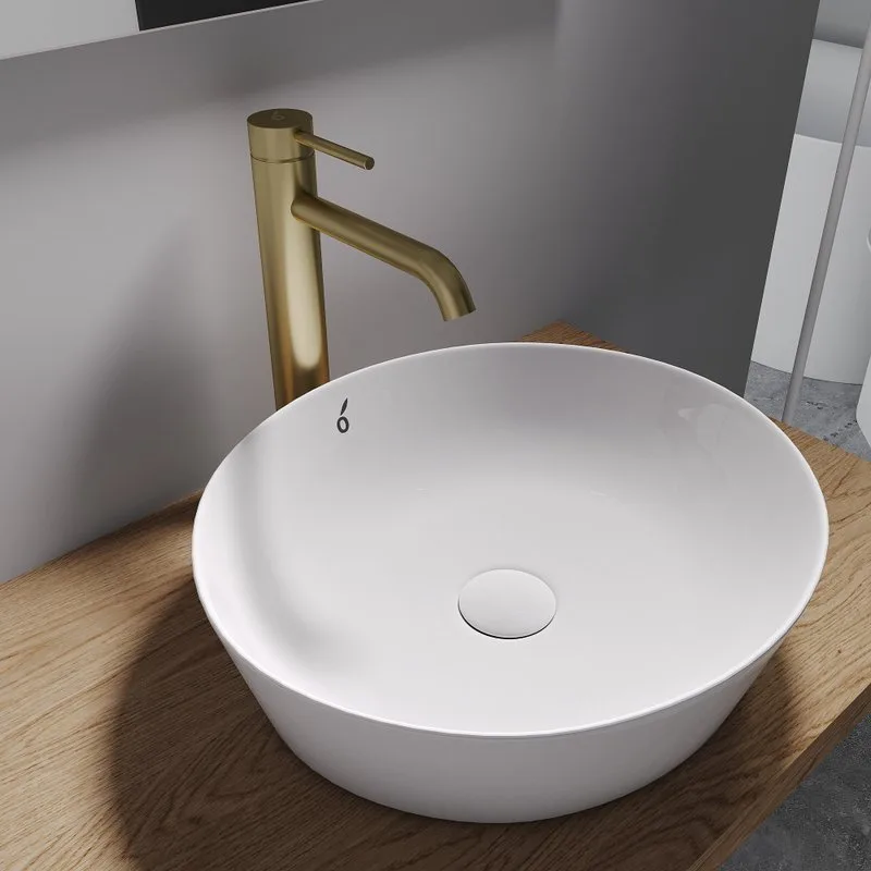 Смеситель для раковины Oliveeka Y OL-88239017-BG золотой матовый Sancos — официальный сайт