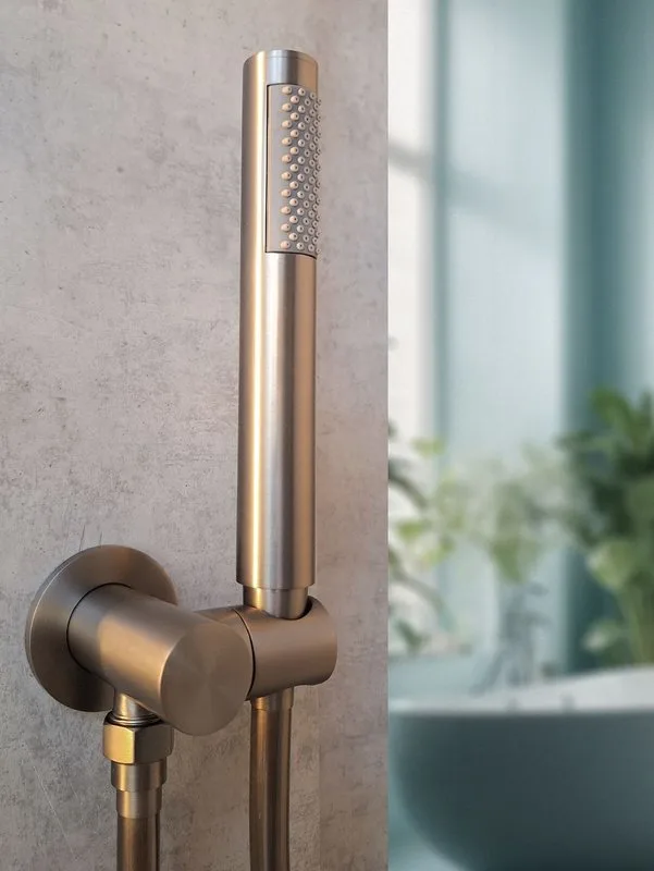 Душевой комплект ALTROBAGNO Юнион (Unione) 040409 GM С ВНУТРЕННЕЙ ЧАСТЬЮ, оружейная сталь Sancos — официальный сайт