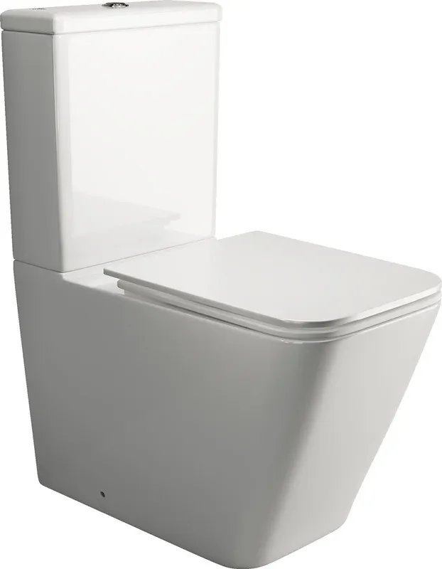Чаша для унитаза-компакта Ceramicanova Cubic CN1803-B Sancos — официальный сайт