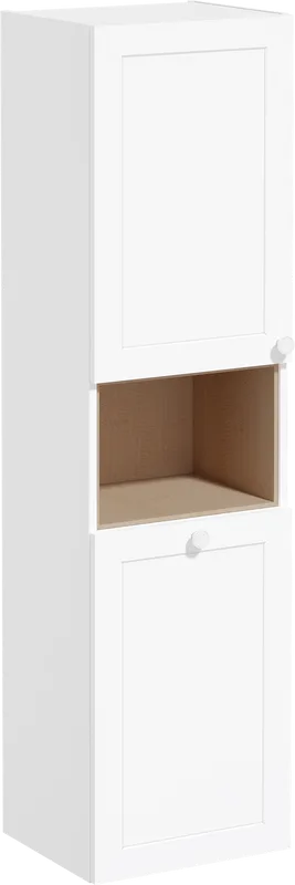 Шкаф-пенал для ванной VitrA Root Classic 40 L, с бельевой корзиной, белый Sancos — официальный сайт