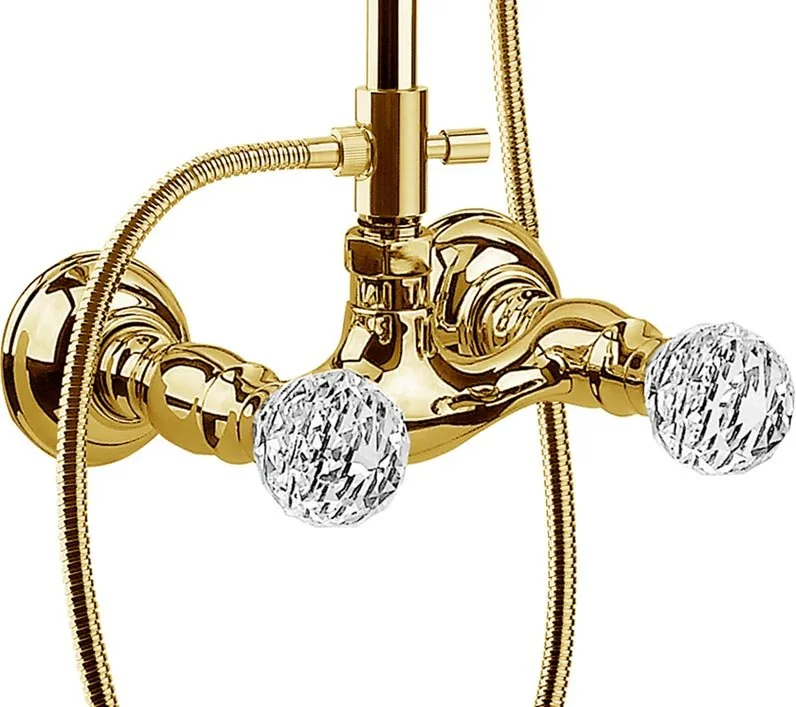 Душевая стойка Webert Karenina KA760405010, золото Sancos — официальный сайт