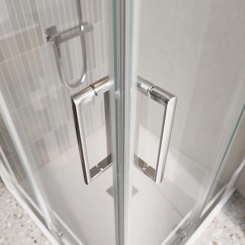 Душевой уголок BelBagno Luce A-2-100-C-Cr 100x100, профиль хром, стекло прозрачное Sancos — официальный сайт
