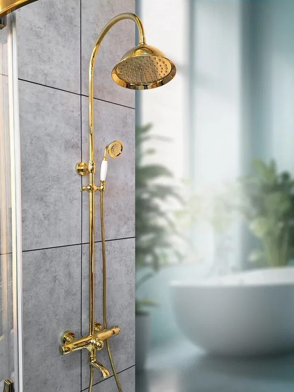 Душевая стойка AltroBagno Beatrice 030404 Or, золото Sancos — официальный сайт