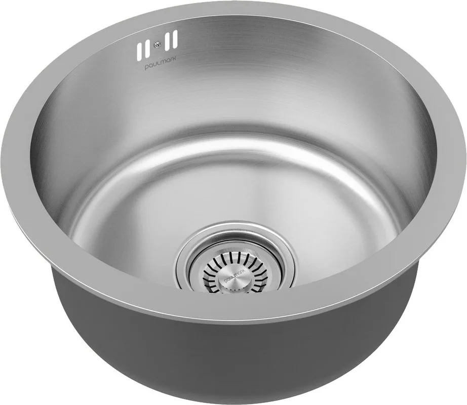 Мойка кухонная Paulmark Werra PM404646-BS брашированная нержавеющая сталь Sancos — официальный сайт