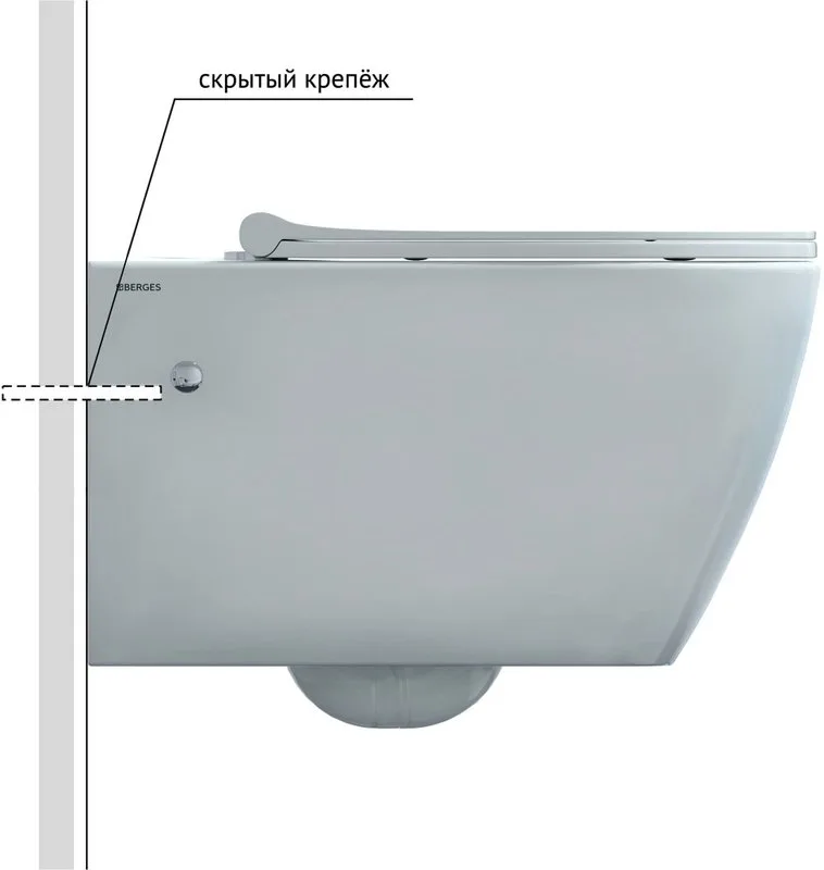 Унитаз подвесной Berges Mascon Rimless 082128 Sancos — официальный сайт
