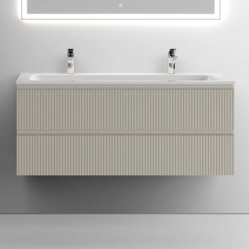 Тумба с раковиной Sancos Snob T 120 см, beige soft, раковина CN7016 Sancos — официальный сайт
