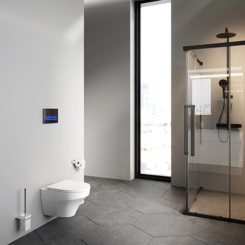 Унитаз подвесной AM.PM Inspire FlashClean C501700WH с микролифтом Sancos — официальный сайт
