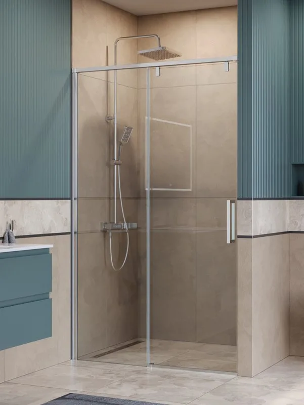 Душевая дверь в нишу BelBagno Soft Close-1 BF-1-130-C-Cr профиль хром Sancos — официальный сайт