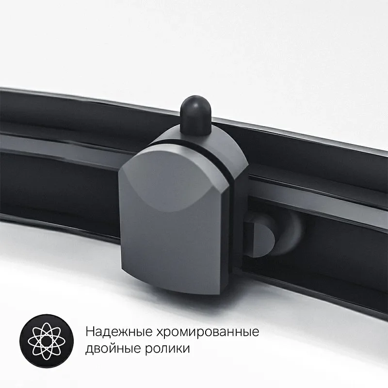 Душевой уголок AM.PM Gem W90G-404-120290-BT 120x90, профиль черный Sancos — официальный сайт