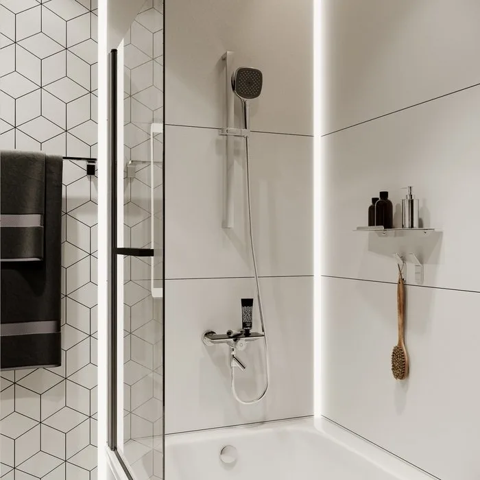 Смеситель для ванны с душем IDDIS Shelfy SHESBBTi02WA, хром Sancos — официальный сайт