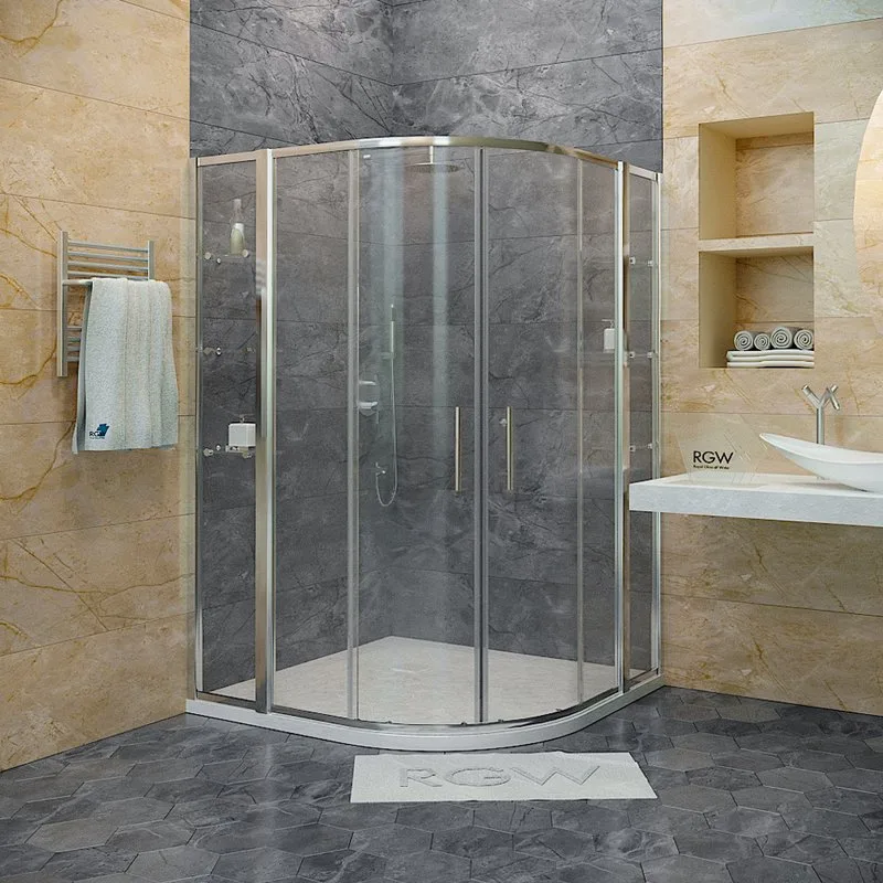 Душевой уголок RGW Hotel HO-512 130x130 см с полками Sancos — официальный сайт