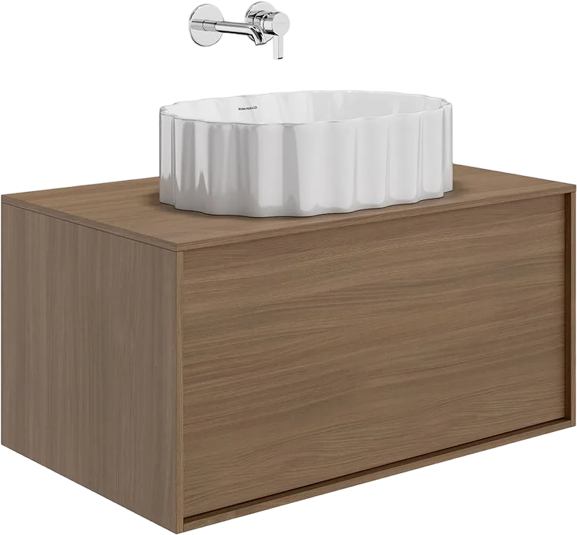 Накладная раковина KERAMA MARAZZI Conchiglia CC.wb.50\WHT Sancos — официальный сайт