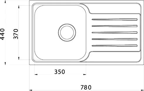 Мойка кухонная IDDIS Sound SND78SDi77 Sancos — официальный сайт