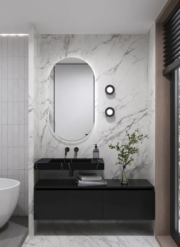 Раковина Armadi Art Flat Nero Marquina 80 Sancos — официальный сайт