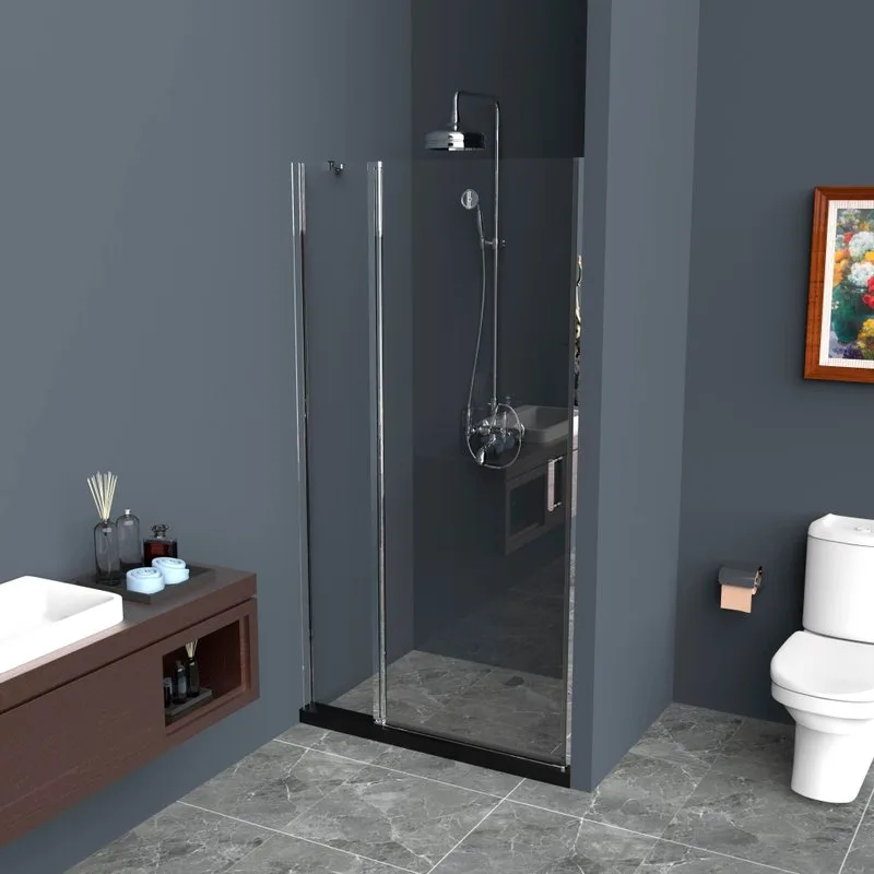 Душевая дверь в нишу BelBagno Uno B-12-50+70-C-Cr стекло прозрачное Sancos — официальный сайт