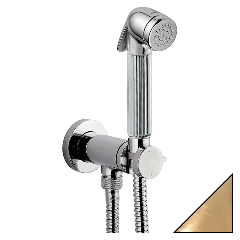 Гигиенический душ Bossini Nikita Mixer Set E37008B со смесителем, С ВНУТРЕННЕЙ ЧАСТЬЮ, бронза Sancos — официальный сайт