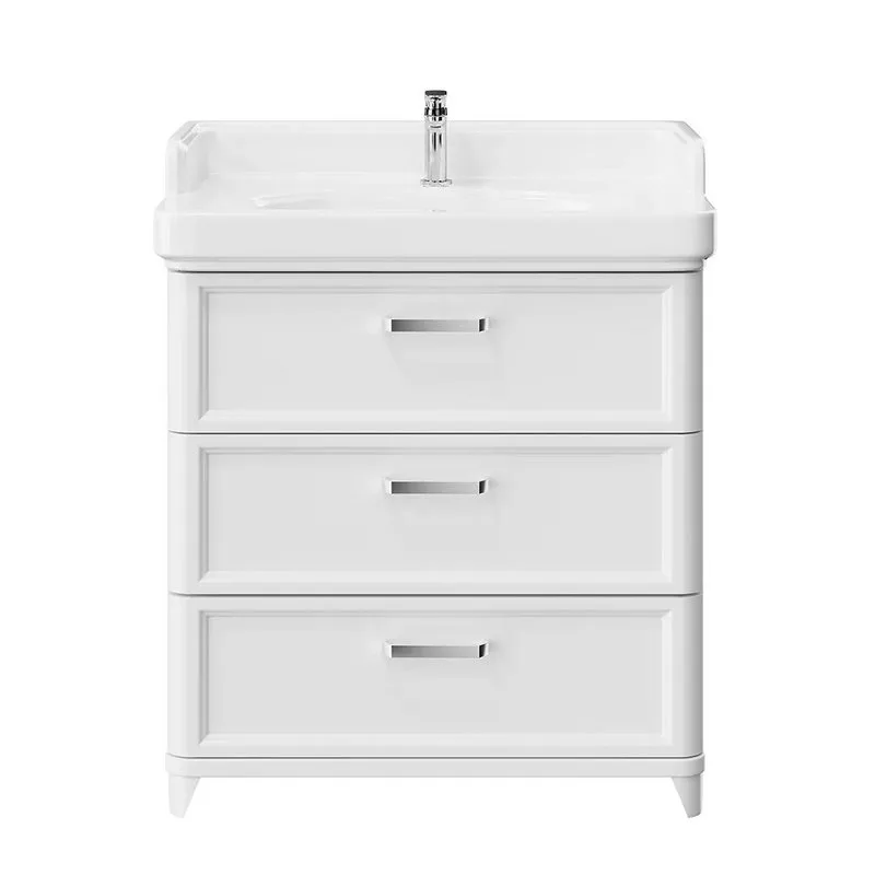 Тумба под раковину без столешницы KERAMA MARAZZI Pompei 80 напольная, с 3 ящиками, глянцевая белая Sancos — официальный сайт