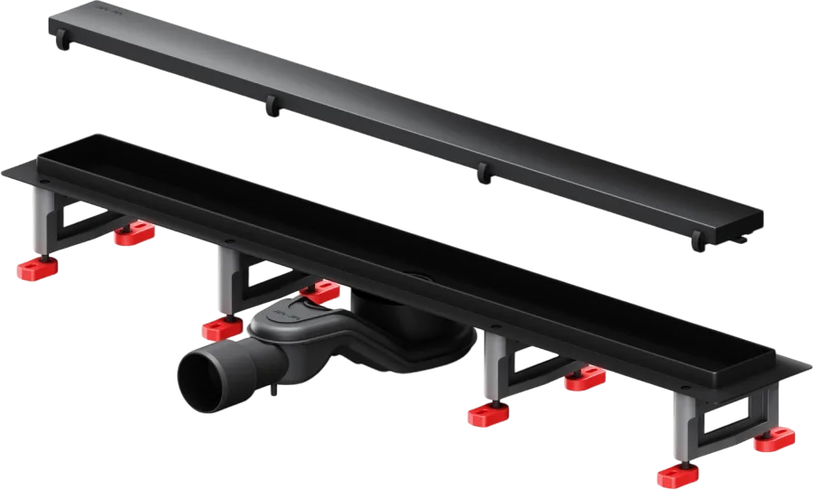 Душевой трап (лоток) AM.PM MasterFlow Tile 70 см, черный матовый Sancos — официальный сайт