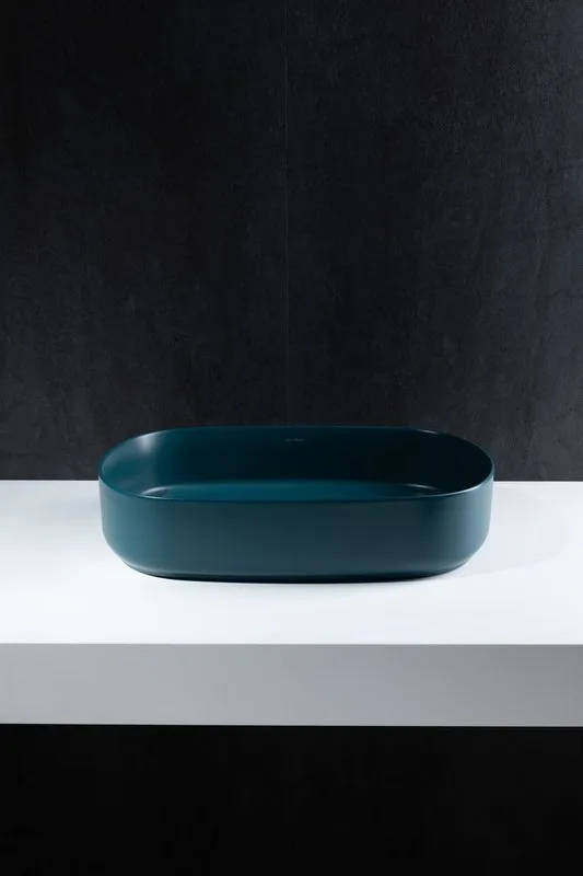 Накладная раковина Allen Brau Fantasy Oval 55x36, петроль Sancos — официальный сайт