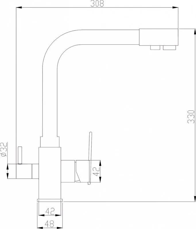 Смеситель для кухни Steel Hammer SH 805 Satin Sancos — официальный сайт