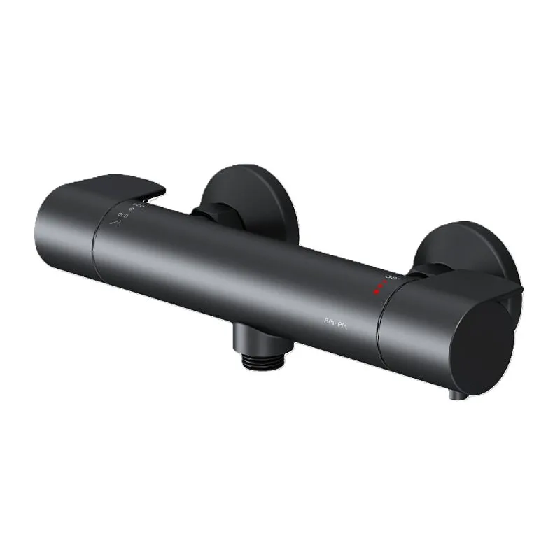 Термостатический смеситель AM.PM X-Joy F85A40022, для душа, черный Sancos — официальный сайт