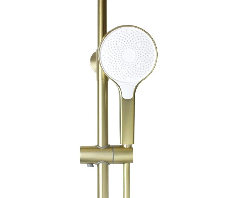Душевая стойка Bronze de Luxe Icon 80112CG, матовое золото Sancos — официальный сайт
