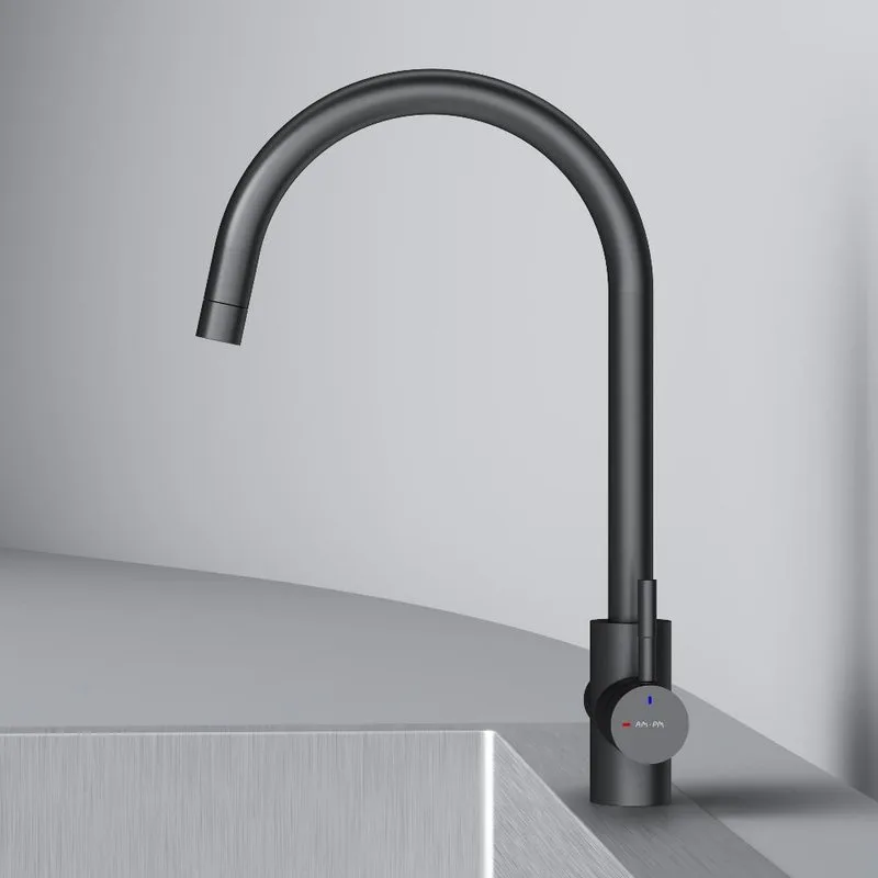 Смеситель для кухни AM.PM X-Joy S F85B07722, черный Sancos — официальный сайт