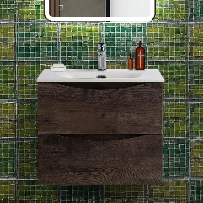 Тумба под раковину без столешницы BelBagno Marino-cer-n 60 подвесная, rovere nature grigio Sancos — официальный сайт
