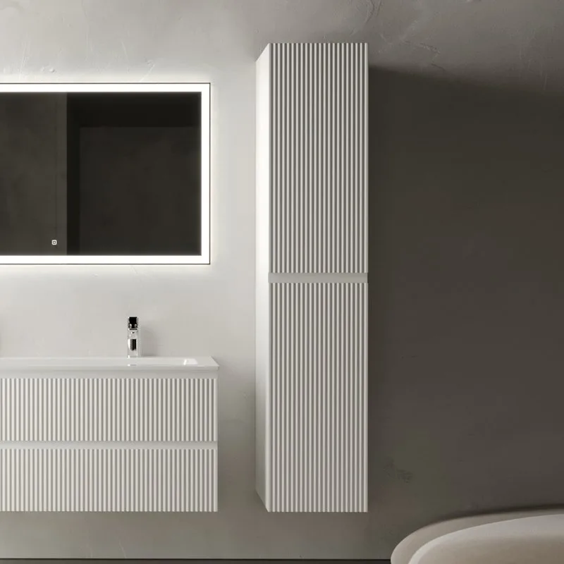 Шкаф-пенал для ванной Sancos Snob R 35 см, универсальный, Bianco (белый) Sancos — официальный сайт