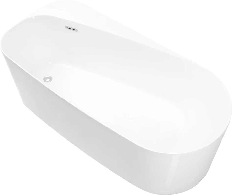 Акриловая ванна Allen Brau Priority 1 170x80 см, отдельностоящая, белая, овальная, на ножках, со сли Sancos — официальный сайт