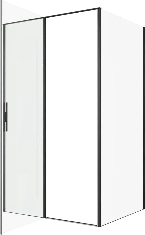 Душевой уголок Allen Brau Priority 120x80, профиль черный браш, стекло прозрачное Sancos — официальный сайт