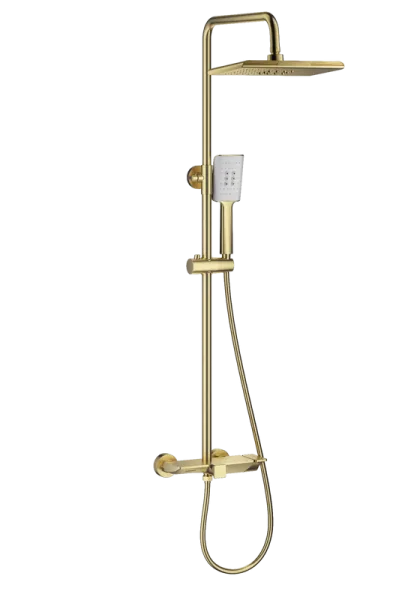 Душевая стойка Wonzon & Woghand WW-AE33110-BG, брашированное золото