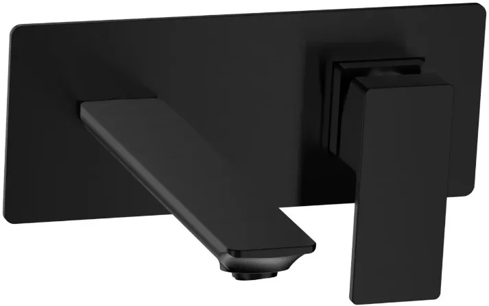 Смеситель для раковины AQUAme Savona AQM6815MB, черный матовый Sancos — официальный сайт