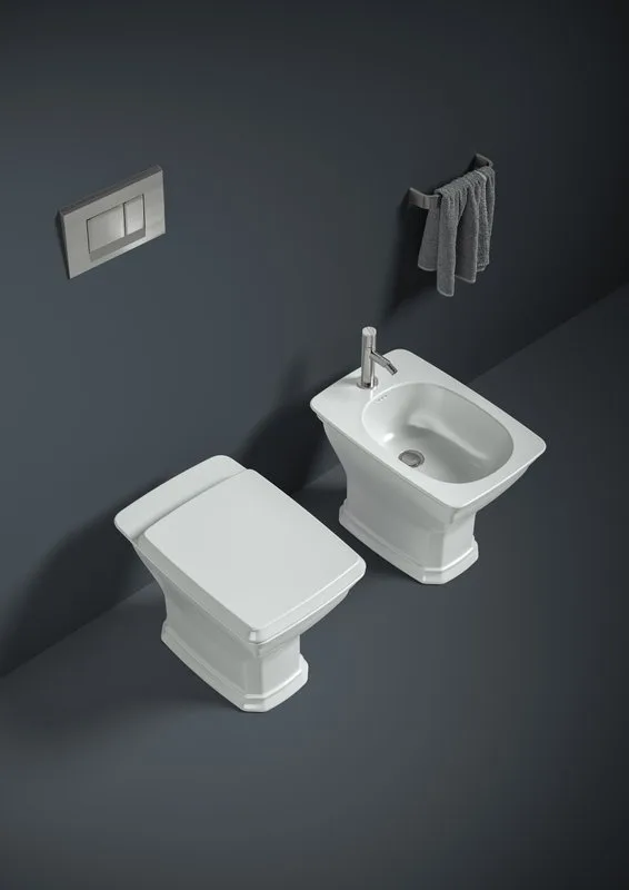 Биде напольное ArtCeram Civitas CIB002 01 00 белый Sancos — официальный сайт