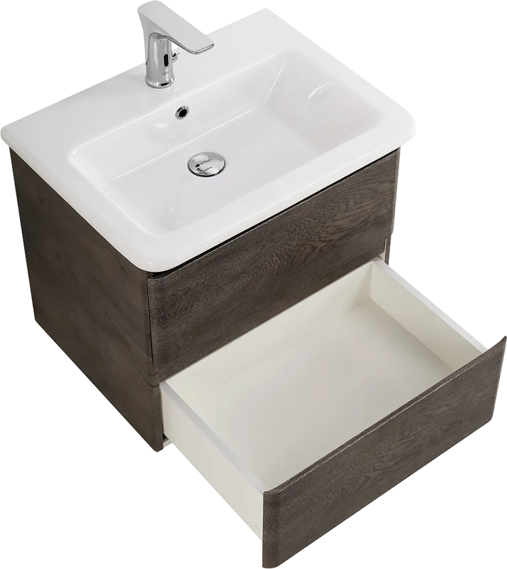 Тумба под раковину без столешницы BelBagno Albano-Cer 50 подвесная, robere nature grigio Sancos — официальный сайт