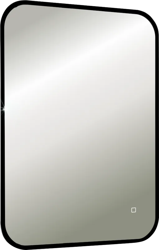 Зеркало Art&Max Siena S 55х80 черное, с LED-подсветкой, 6000К Sancos — официальный сайт