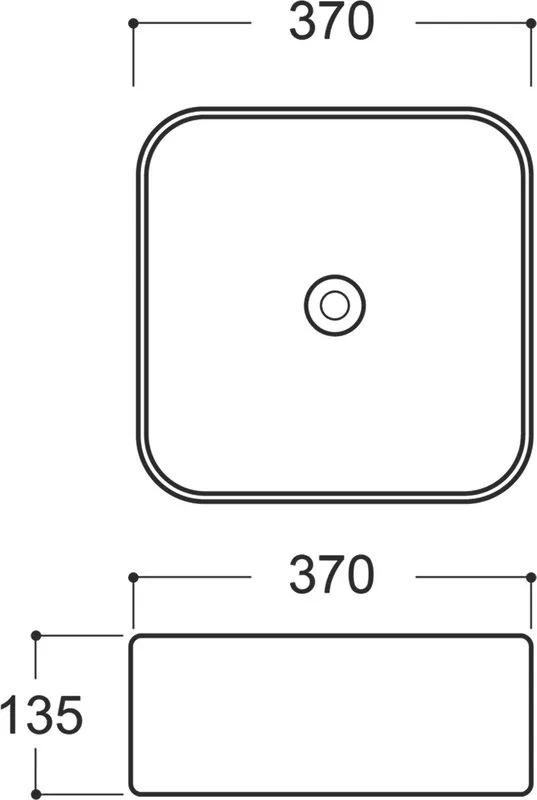 Накладная раковина Aqueduto Espiral ESP0310 37 см белая глянцевая Sancos — официальный сайт