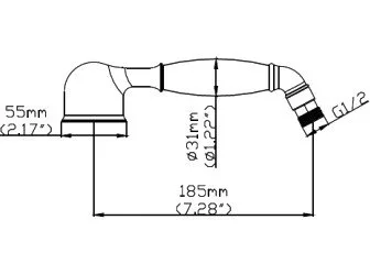 Смеситель для ванны с душем Seaman Eco Koblenz SSN-2368D Sancos — официальный сайт