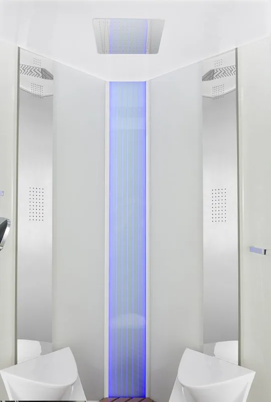 Душевая кабина Orans 89106W0LH белая, с баней, удлиненная ручка Sancos — официальный сайт