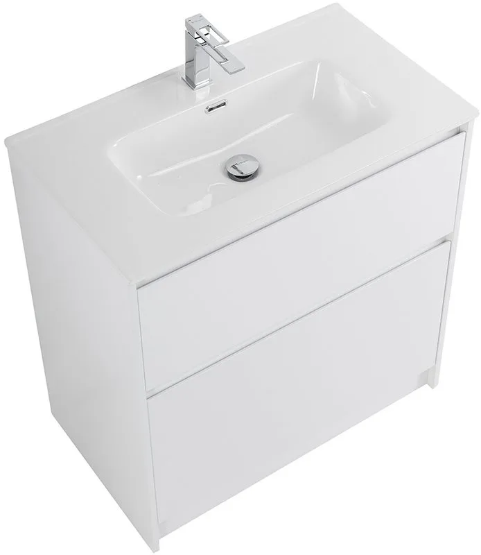 Тумба под раковину без столешницы BelBagno Kraft 80 напольная, bianco opaco Sancos — официальный сайт