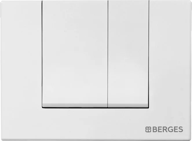 Кнопка смыва Berges Novum S1 белый, глянец Sancos — официальный сайт