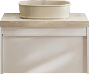 Тумба под раковину без столешницы KERAMA MARAZZI Modula 80 подвесная, белая глянцевая Sancos — официальный сайт
