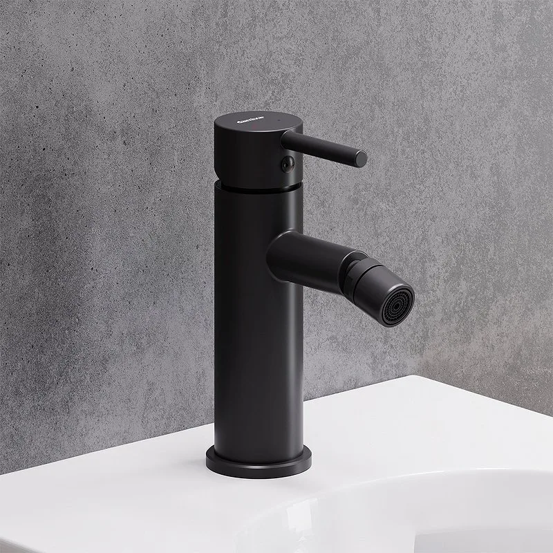 Смеситель для биде Damixa Scandinavian Pure 360240300 с донным клапаном, матовый черный Sancos — официальный сайт