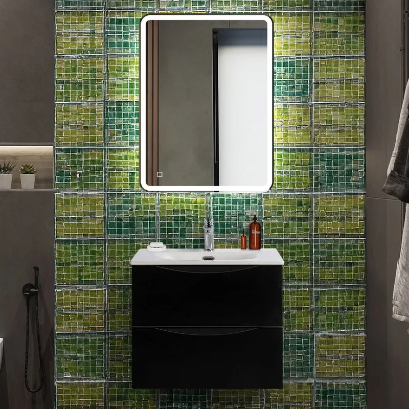 Тумба под раковину без столешницы BelBagno Marino-cer-n 60 подвесная, nero lucido Sancos — официальный сайт