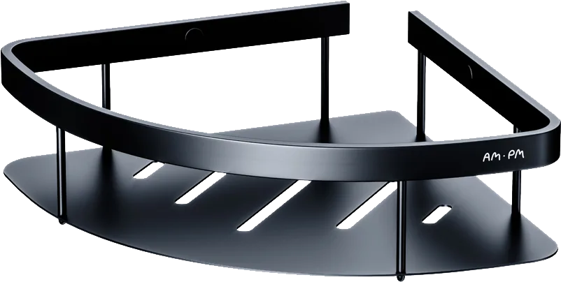 Полка AM.PM Sense L A7454122 угловая, черная Sancos — официальный сайт
