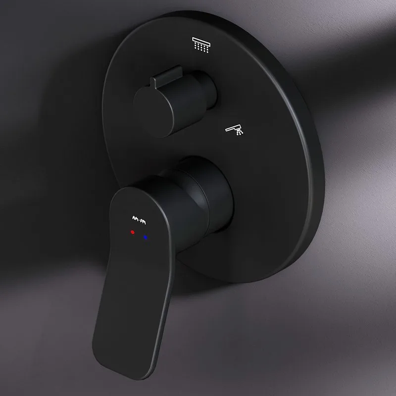Душевой комплект AM.PM X-Joy FB85A3RH42 С ВНУТРЕННЕЙ ЧАСТЬЮ, черный Sancos — официальный сайт